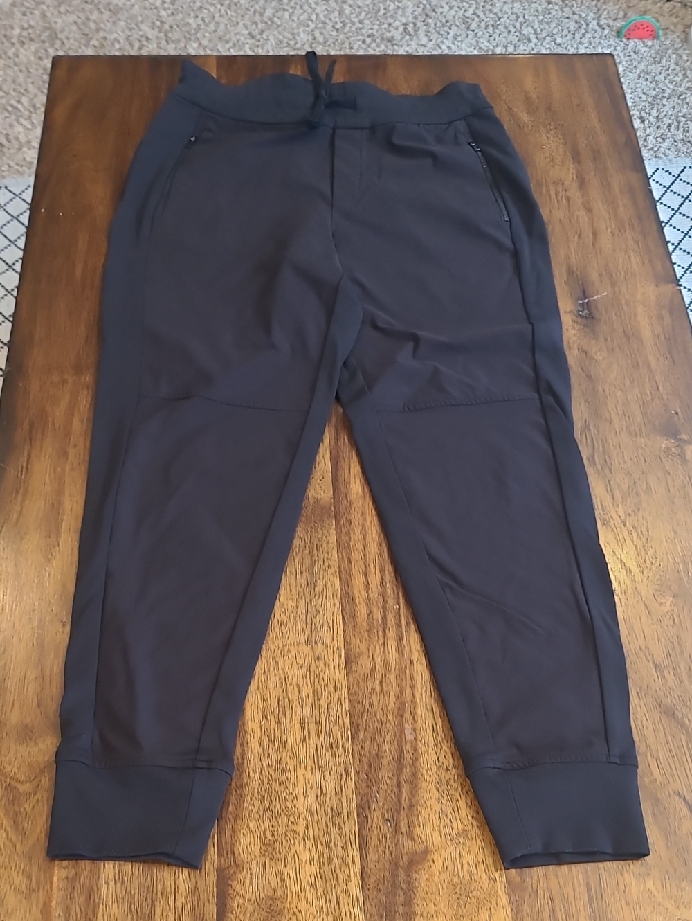Athleta Black Headlands Hybrid Trek Jogger Pants Size 8 - Picture 3 of 7